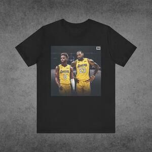 Bronny And Lebron James Shirt - Father And Son Basketball Duo Tee  Iconic